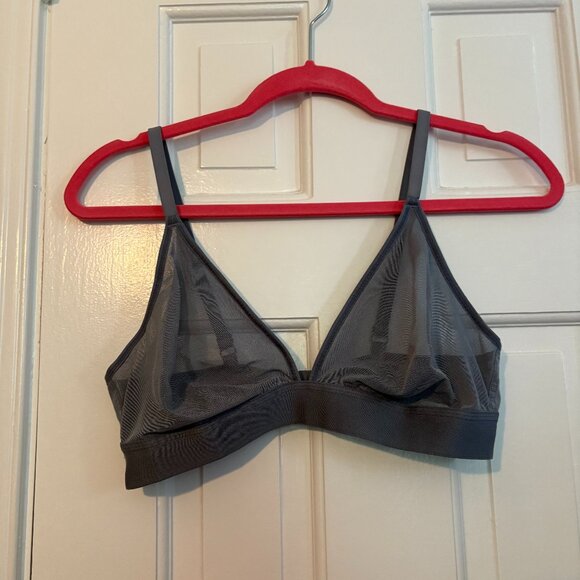 Negative Sieve Triangle Bra in Slate - Size 5 / XL - Picture 3 of 7